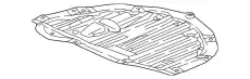 COVER ASSY, ENGINE SPLASH SHIELD 74112TLAA01 HONDA