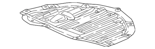 COVER ASSY, ENGINE SPLASH SHIELD 74112TLAA01 HONDA