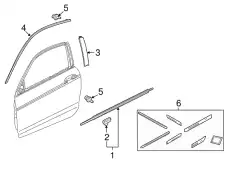 ДВЕРИ УГОЛОК 72410T3LA01 HONDA
