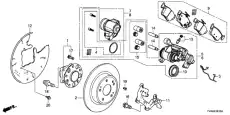 Тормозной диск HONDA 42510TVAA00