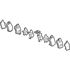 Тормозные колодки дисковые HONDA 43022TZ5A10