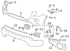 F-BRACKET 84539975 GM