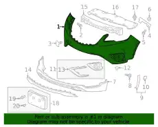 F-FASCIA 84387603 GM