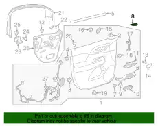 Подкрылок GM 23222299