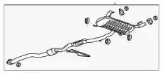 F-MUFFLER 84405079 GM