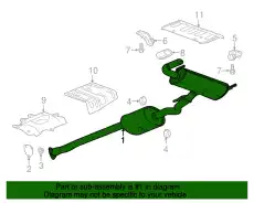 F-MUFFLER 84061176 GM