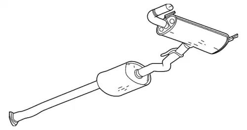 F-MUFFLER 84061176 GM