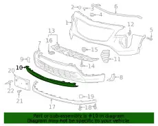 F-PLATE 84036429 GM