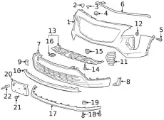 F-PLATE 84036429 GM