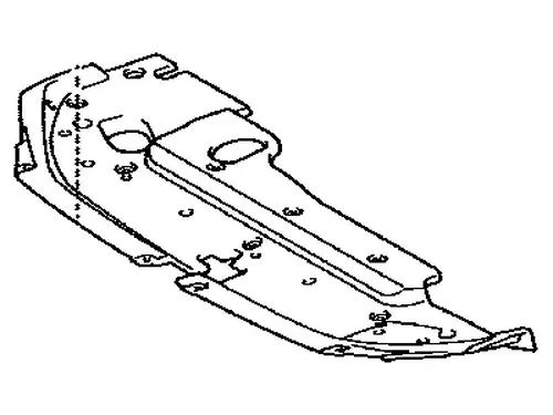 SHIELD ASSY, RADIATOR 5329260090 TOYOTA / LEXUS