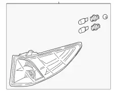 LAMP ASSY, REAR 33550THRA01 HONDA