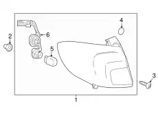 LAMP 84246414 GM