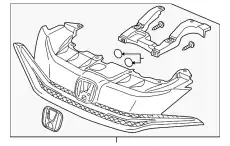 Решетка радиатора HONDA 71120TS8A51