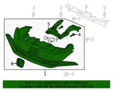 Решетка радиатора HONDA 71120TS8A51