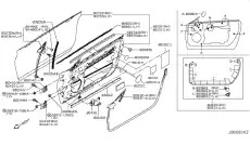 ДВЕРЬ H010A5CAMA NISSAN