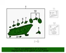 Фара HONDA 33150TA0A01
