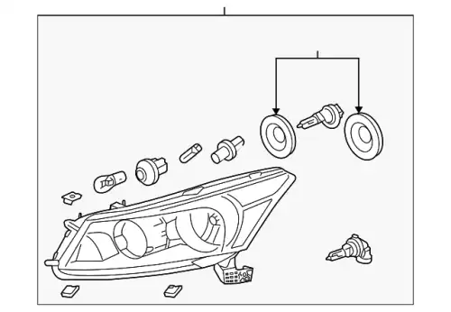 Фара HONDA 33150TA0A01