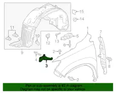 Автозапчасть 60263TG7A00ZZ HONDA
