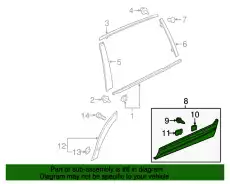 BOARD DOOR, PANEL TRIM 75333TG7A02 HONDA