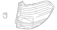 Фонарь задний HONDA 33551SHJA51