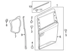 Автозапчасть 67611TK8A00ZZ HONDA