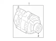ALTERNATOR (CSK39) 31100-R53-A01 HONDA