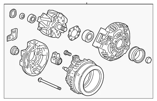 ALTERNATOR, RM 31100-RX0-A01RM HONDA