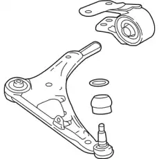 ARM, L. FR. (LOWER) 51360-T6Z-A00 HONDA