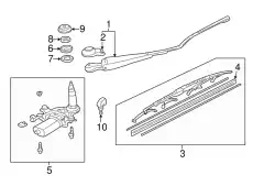 Щетка стеклоочистителя 76730-S6M-J01 HONDA