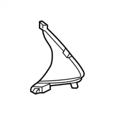 BLOCKER, R. FR. 71151-TJB-A00 HONDA
