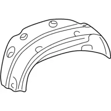 Подкрылок HONDA 74551-S3V-A01