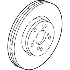 Тормозной диск HONDA 45251-TZ3-A00