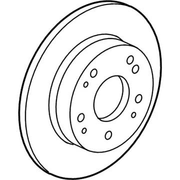 DISK, RR. BRAKE 42510-TRX-A00 HONDA