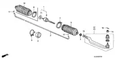 Рулевой наконечник HONDA 53560-SL5-A01