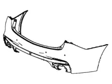 FACE, RR. (DOT) 04715-TZ3-A51ZZ HONDA