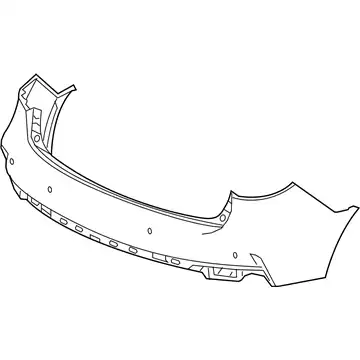FACE, RR. BUMPER 04715-TYS-A00ZZ HONDA