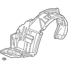 Подкрылок HONDA 74101-S6M-000