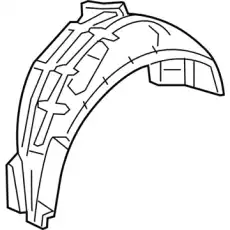 Подкрылок HONDA 74552-TX6-A02