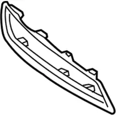 GARN, L. FR. BUMPER 71109-STX-A00 HONDA