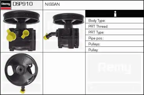 Насос гидроусилителя руля DELCO REMY DSP910