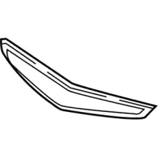 GARNISH xSCHROMEx 75530-TK4-A01ZB HONDA
