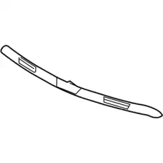 GARNISH, FR. (LOWER) 71108-TZ5-A00 HONDA