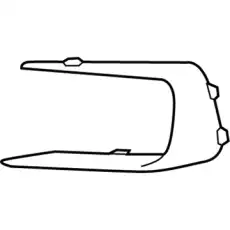 GARNISH, L. FR. 71109-TJB-A50 HONDA