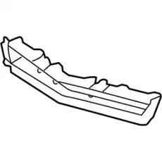 GRILLE, FR. BUMPER 71102-S6M-000 HONDA