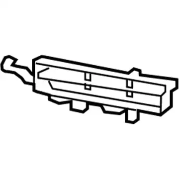 GRILLE, L. FR. 71117-SJA-A00 HONDA
