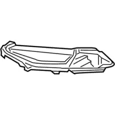 GRILLE, L. FR. 71107-TX6-A02 HONDA