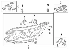 Фара HONDA 33150-T1W-A11