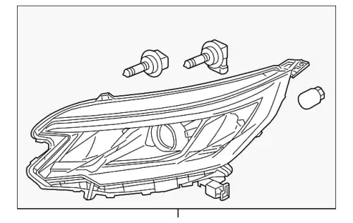 Фара HONDA 33150-T1W-A11