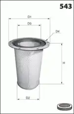 фильтр добавочного воздуха FA3227 MECAFILTER