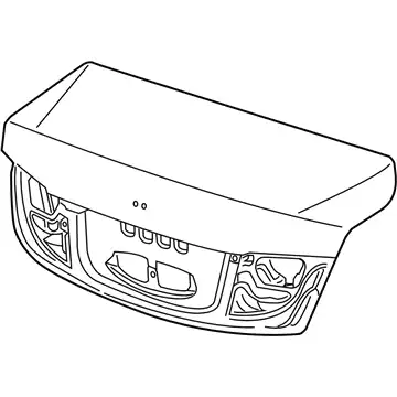 LID COMP TRUNK 06685-TX6-A10ZZ HONDA
